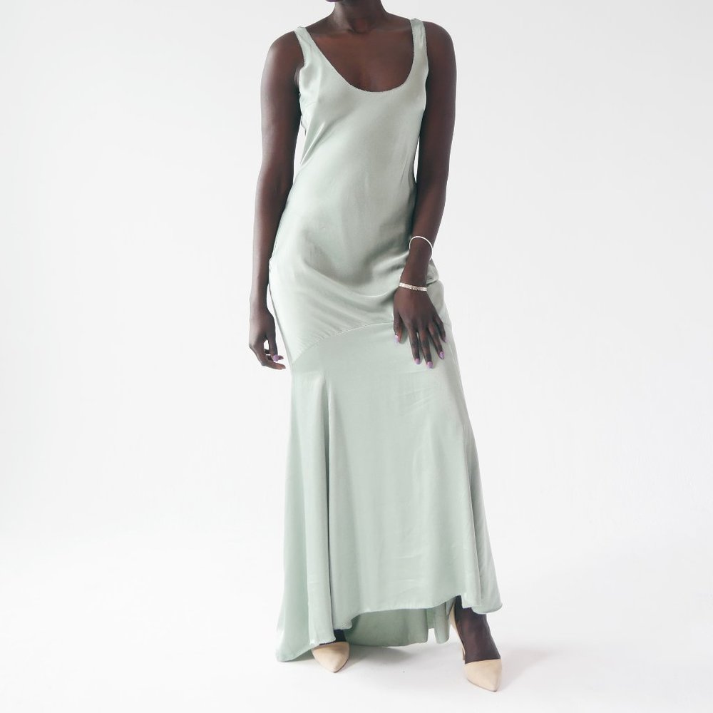 New! Top Shop – Satin Fish Tail Gown
